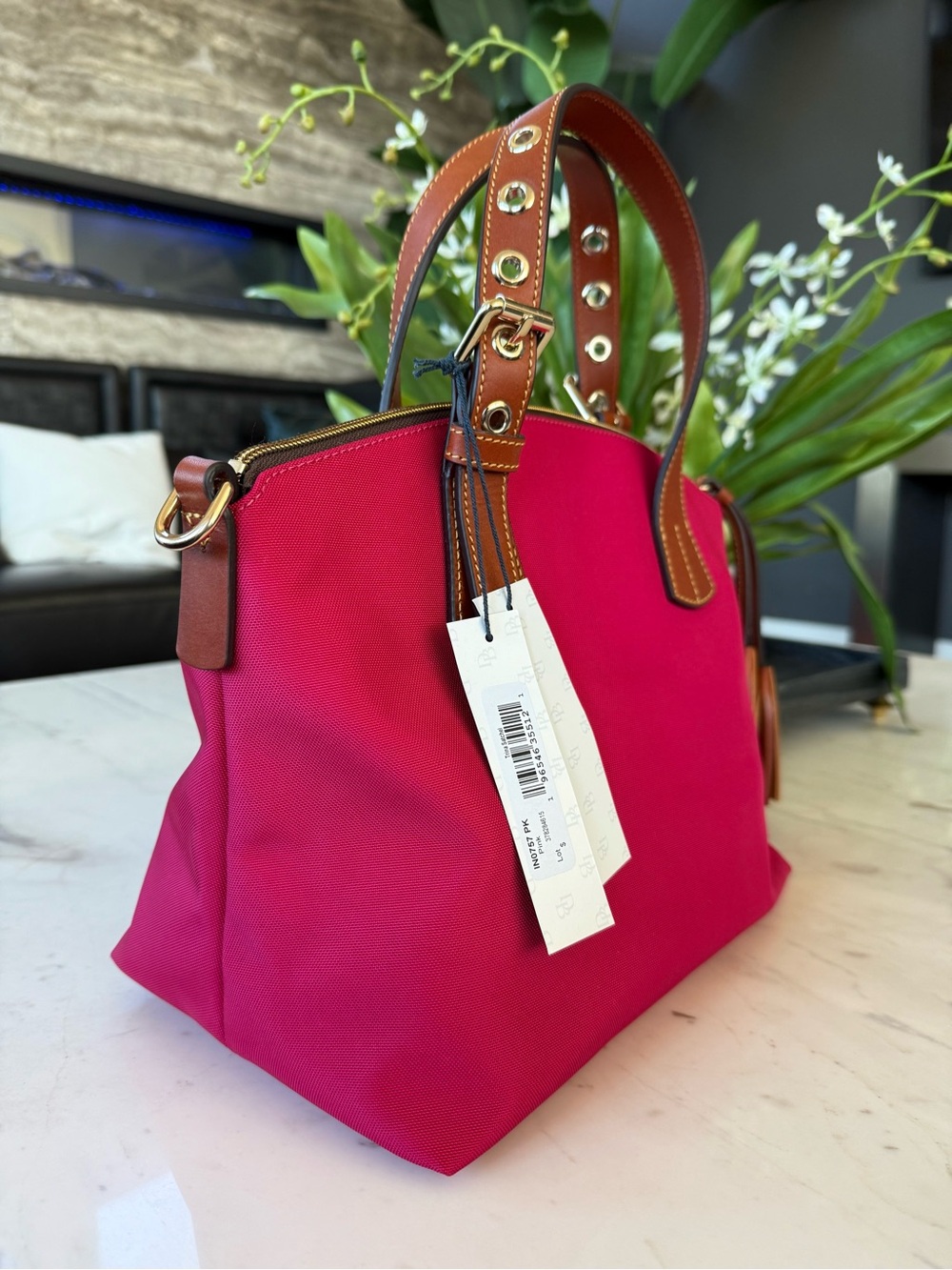 New Dooney & Bourke Nylon Trina Satchel - Picture 5 of 16